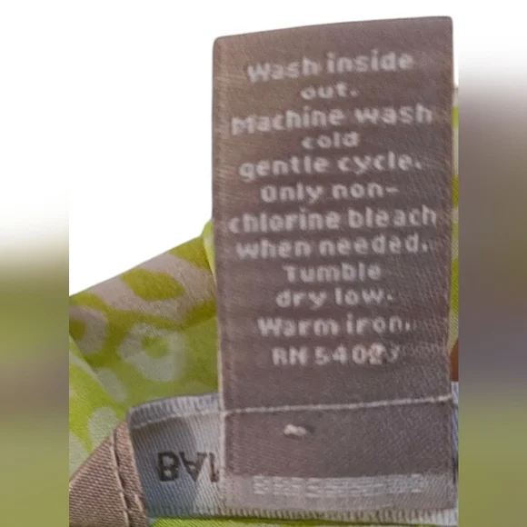 Banana Republic - Animal Print Sheer Deep V-Neck Ruffled Sleeves Long Sleeve Top - Picture 8 of 8